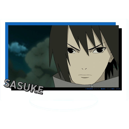 Sasuke Uchiha Scene Illustration Acrylic Stand Naruto: Shippuden [USED]