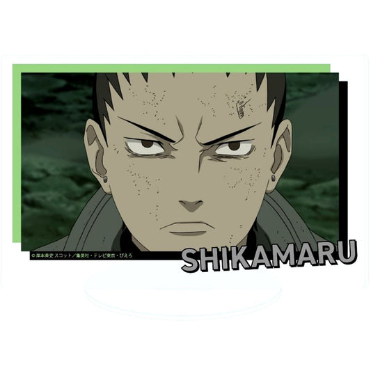 Shikamaru Nara Scene Illustration Acrylic Stand Naruto: Shippuden [USED]