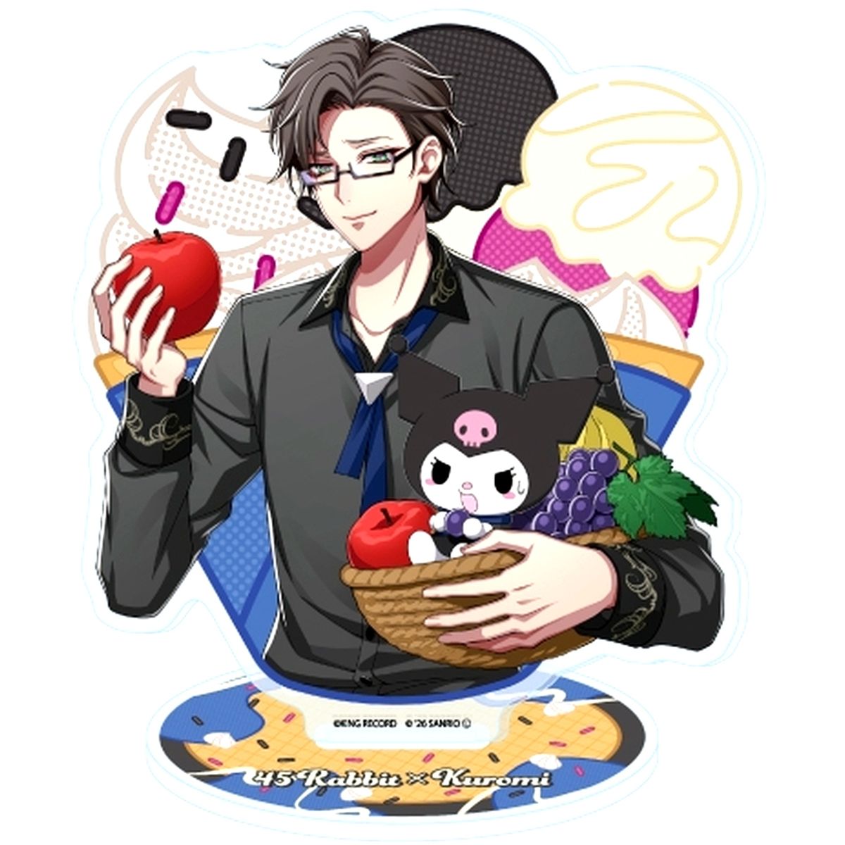 Jyuto Iruma Kuromi Hypnosis Mic: Division Rap Battle Sanrio Nakayoku Edit Acrylic Stand [USED]