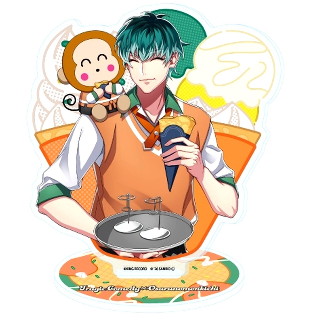 Sasara Nurude Monkichi Hypnosis Mic: Division Rap Battle Sanrio Nakayoku Edit Acrylic Stand [USED]