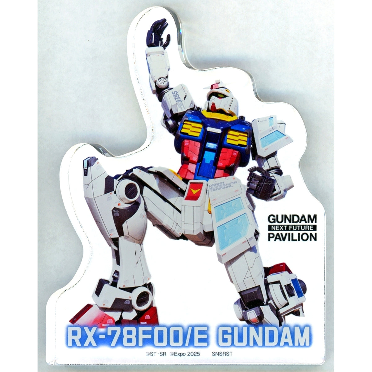 RX-78F00/E Gundam GUNDAM NEXT FUTURE PAVILION Acrylic Statue Mobile Suit Gundam EXPO 2025 Osaka Kansai [USED]