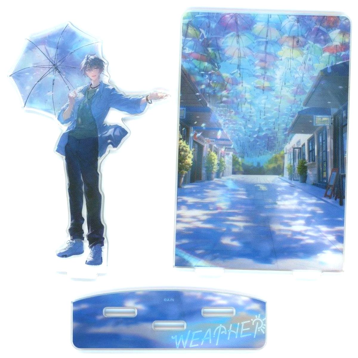 Kaida Haru Virtual YouTuber Nijisanji Acrylic Diorama CD WEATHER Nijisanji Official Store Paid Bonus [USED]