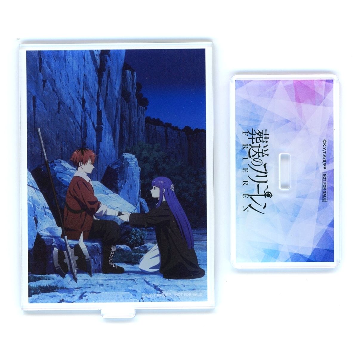 Fern, Stark New Illustration Mini Acrylic Stand Frieren: Beyond Journey's End Season2 Vol.2 Blu-ray/DVD Amazon.co.jp Purchase Bonus [USED]