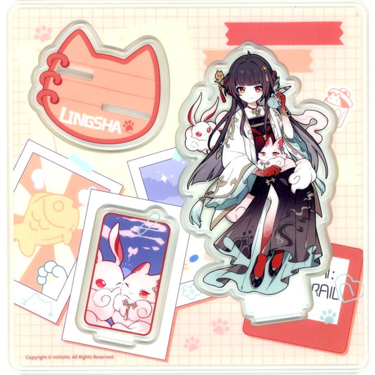 Lingsha Honkai: Star Rail Tiny Maomao Series Acrylic Stand Ver.4 [USED]