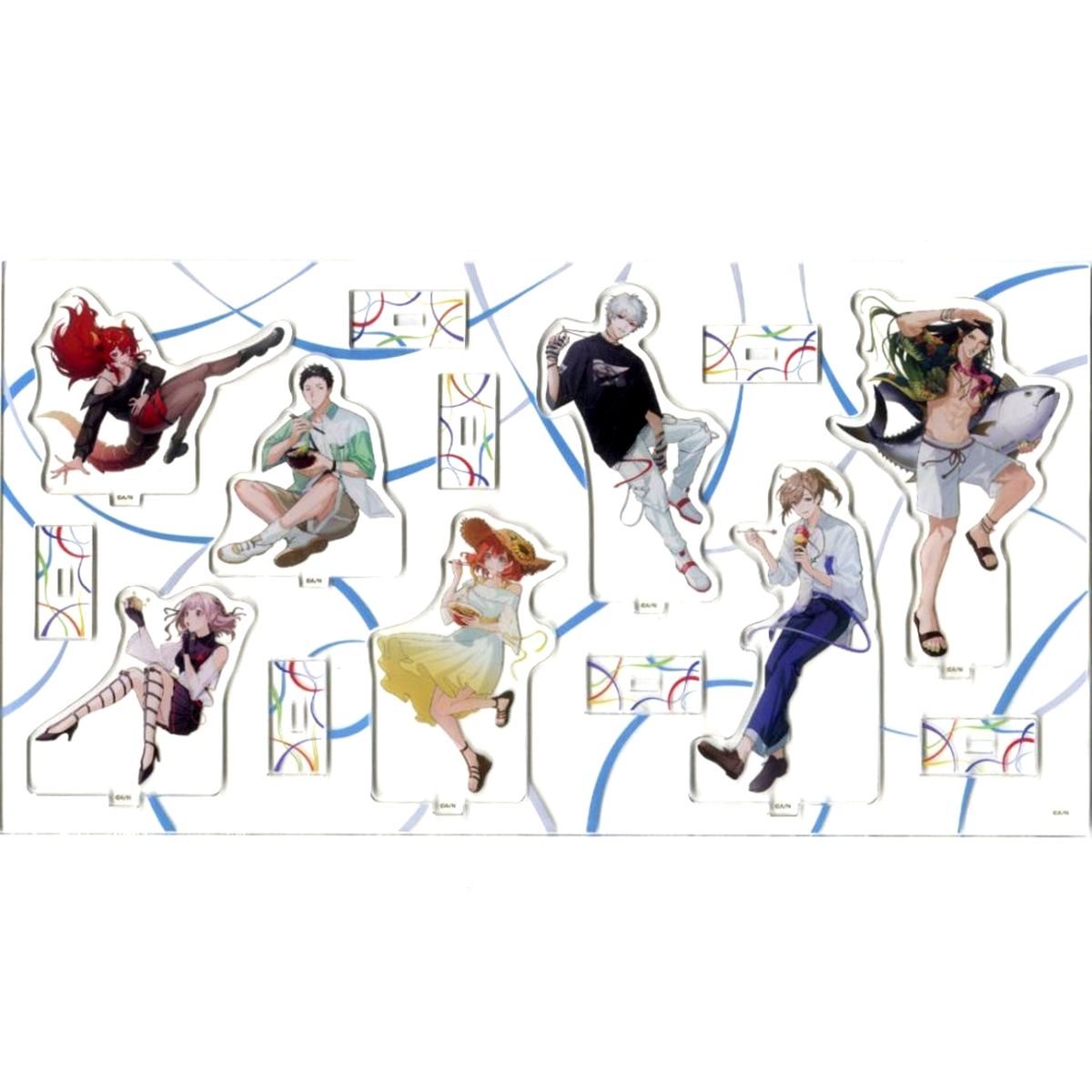 Group Virtual YouTuber Nijisanji Acrylic Stand Set Blu-ray WORLD TOUR 2025 Singin' in the Rainbow! Yokohama Show NIJISANJI Official Store Paid Bonus [USED]