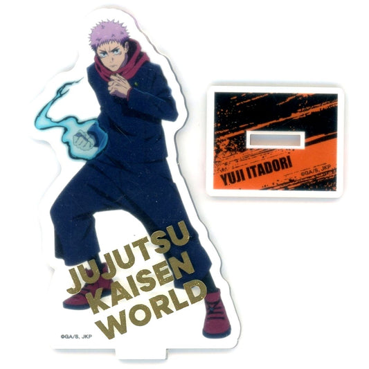 Yuji Itadori Jujutsu Kaisen Foil Stamped Acrylic Stand JUJUTSU KAISEN WORLD [USED]