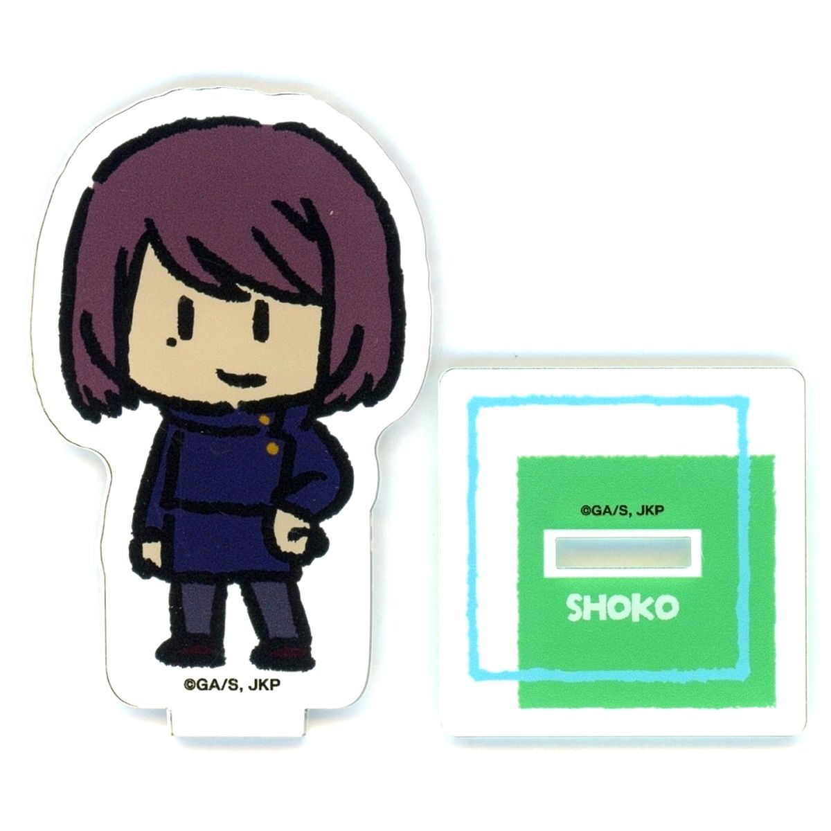 Shoko Ieiri Jujutsu Kaisen Mini Character Hidden Inventory / Premature Death Acrylic Stand JUJUTSU KAISEN WORLD [USED]