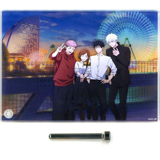 Jujutsu Kaisen Group Mini Acrylic Plate MagicHour Ver. Anime JUJUTSU KAISEN 5th Anniversary x Yokohama Cosmo World / YOKOHAMA AIR CABIN 2026 [USED]