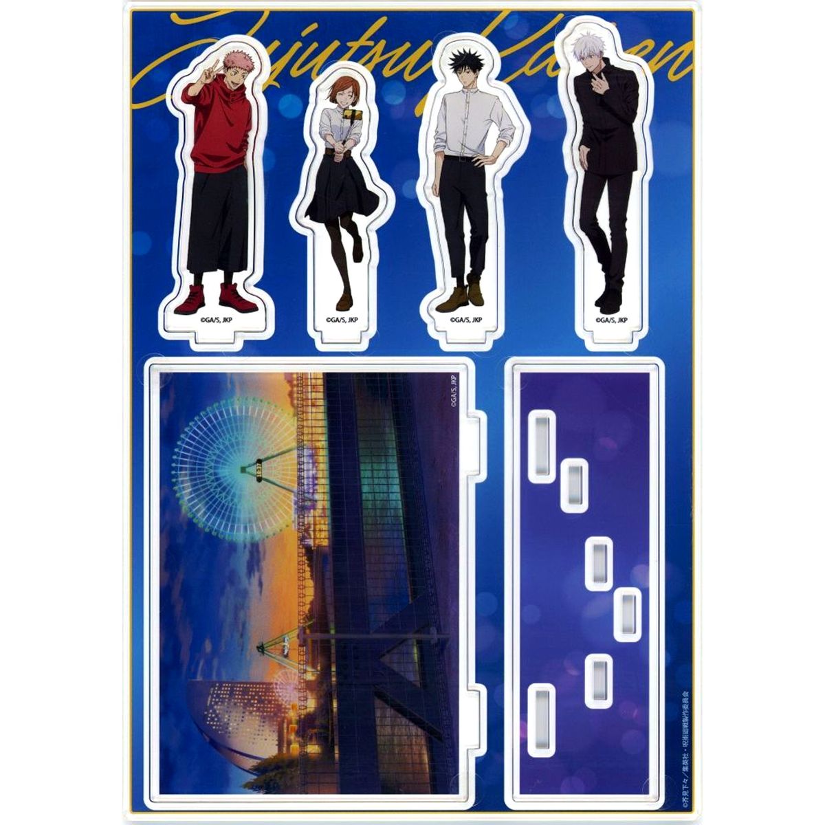 Jujutsu Kaisen Group Acrylic Diorama MagicHour Ver. Anime JUJUTSU KAISEN 5th Anniversary x Yokohama Cosmo World / YOKOHAMA AIR CABIN 2026 [USED]