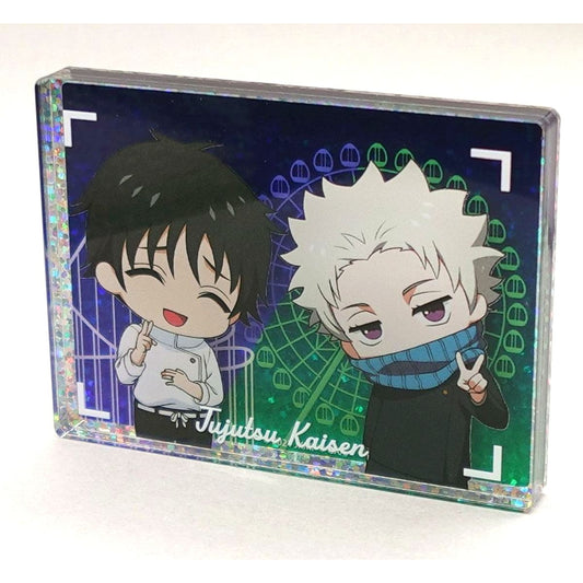 Yuta Okkotsu, Toge Inumaki Jujutsu Kaisen Hologram Acrylic Block Peace Ver. Anime JUJUTSU KAISEN 5th Anniversary x Yokohama Cosmo World / YOKOHAMA AIR CABIN 2026 [USED]