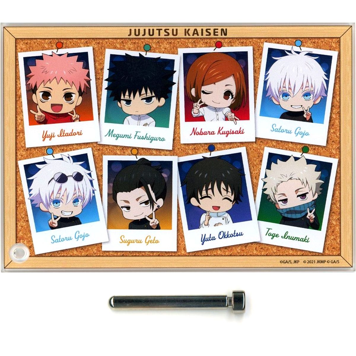 Jujutsu Kaisen Group Mini Acrylic Plate Peace Ver. Anime JUJUTSU KAISEN 5th Anniversary x Yokohama Cosmo World / YOKOHAMA AIR CABIN 2026 [USED]