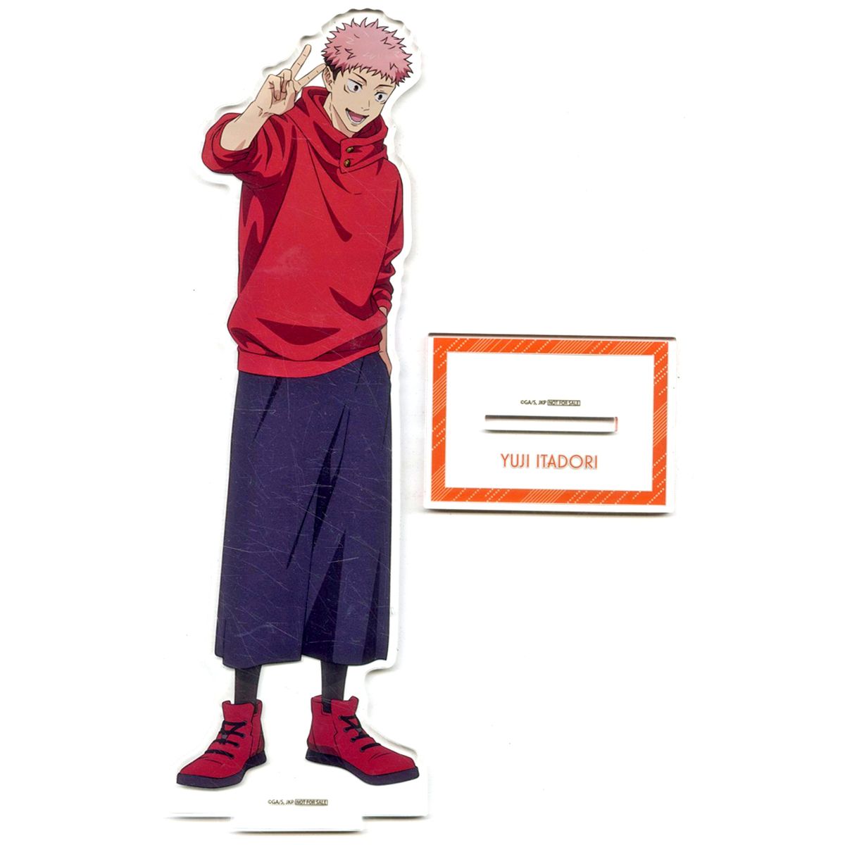 Yuji Itadori Jujutsu Kaisen Giant Acrylic Figure MagicHour Ver. Anime JUJUTSU KAISEN 5th Anniversary x Yokohama Cosmo World / YOKOHAMA AIR CABIN 2026 Carnival Game A Prize [USED]