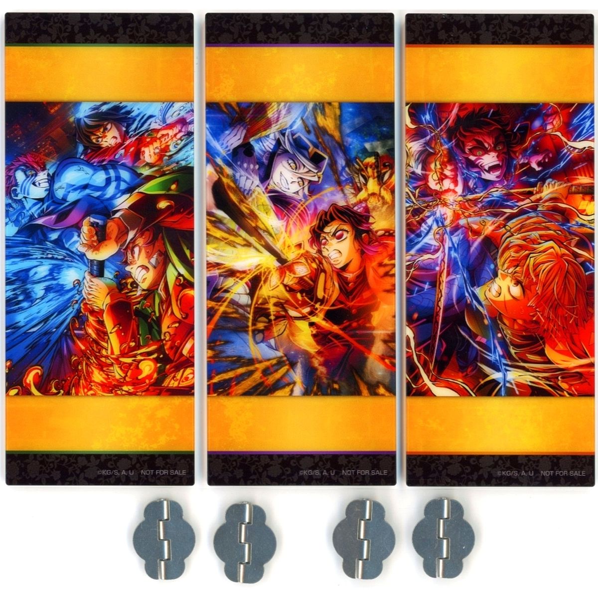 Group Acrylic Folding Screen Blu-ray/DVD Demon Slayer: Kimetsu no Yaiba - The Movie: Infinity Castle Chapter 1 Akaza Returns Limited Edition Amazon.co.jp Purchase Bonus [USED]