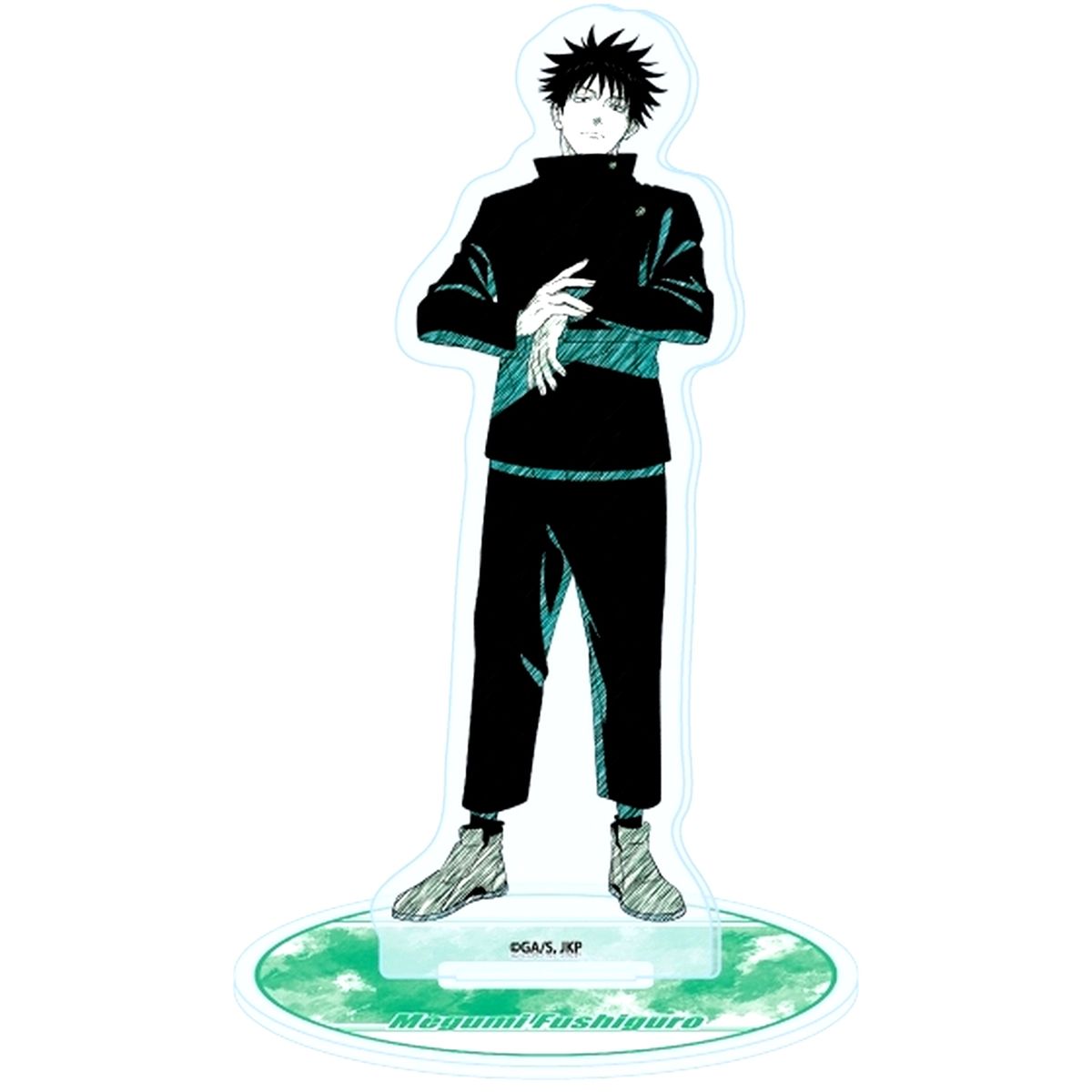 Megumi Fushiguro Jujutsu Kaisen Graph Art Sketch Illustration Acrylic Stand 52 [USED]