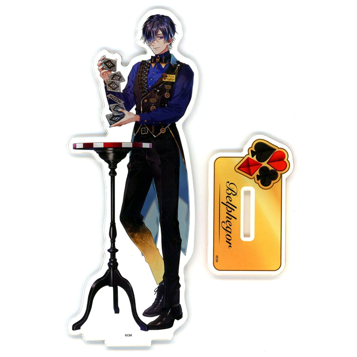 Belphegor A-7 Prize Illustration Casino Theme Acrylic Stand eeo Kuji Obey Me! Nightbringer [USED]
