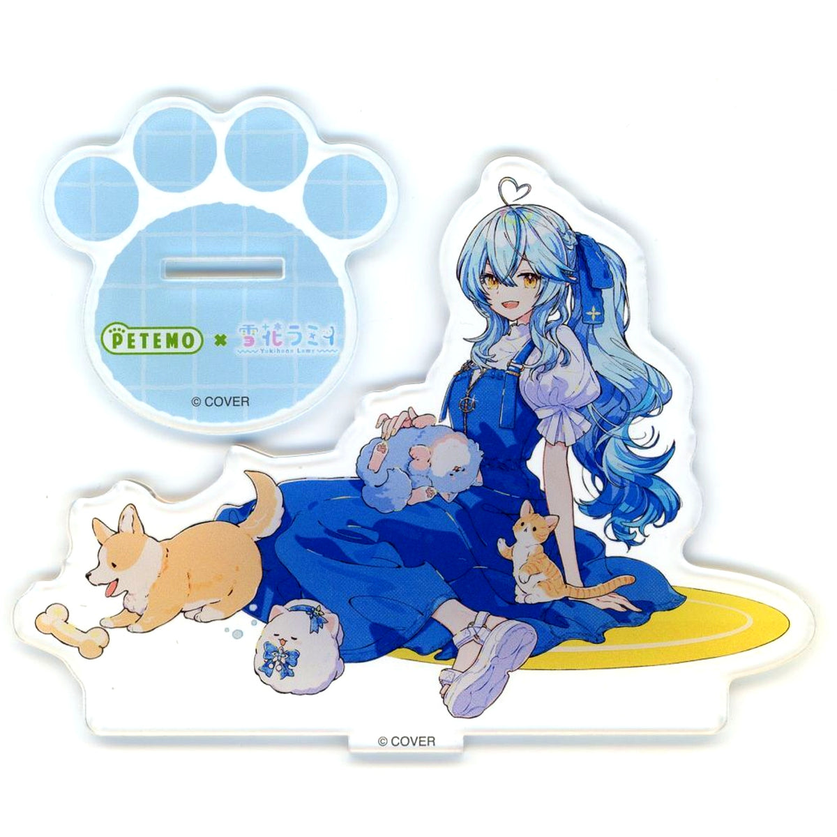 Yukihana Lamy Illustration Acrylic Stand Virtual YouTuber Holo Live x PETEMO Bonus [USED]