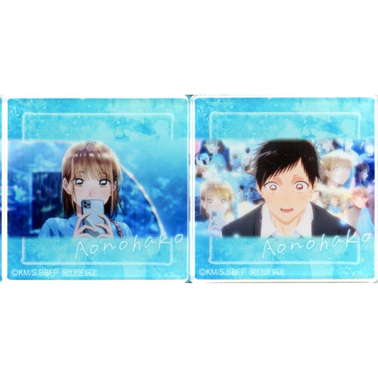 Chinatsu Kano, Taiki Inomata Set of 2 Acrylic Tiles Blu-ray/DVD Blue Box Vol. 2 Purchase Bonus [USED]