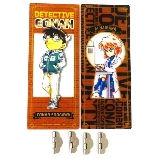 Conan Edogawa & Ai Haibara Front and Back Cover Illustration Acrylic Panel Detective Conan [USED]