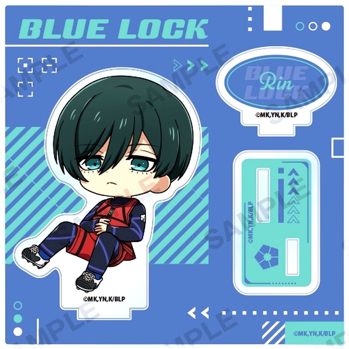 Rin Itoshi Blue Lock Korokore! Diorama Acrylic Stand [USED]