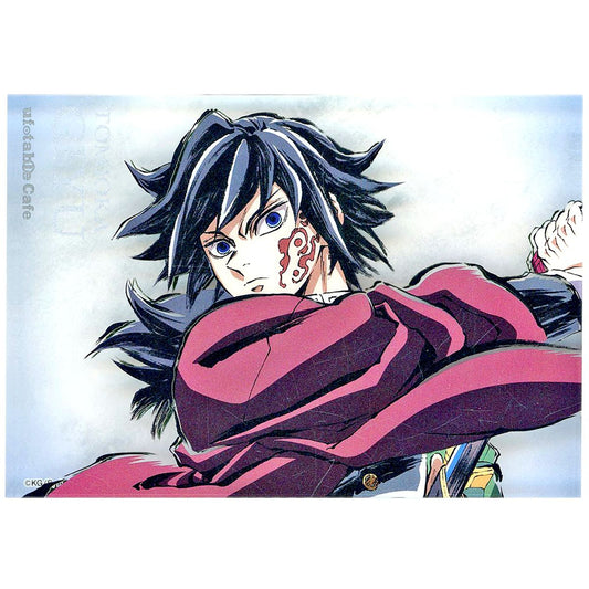 Giyu Tomioka Variant B Close Up Illustration Mini Two-Layer Block Demon Slayer: Kimetsu no Yaiba x ufotable CHARACTERS Cafe ufotable Cafe Machi Asobi CAFE Cafe Kuji B Prize [USED]