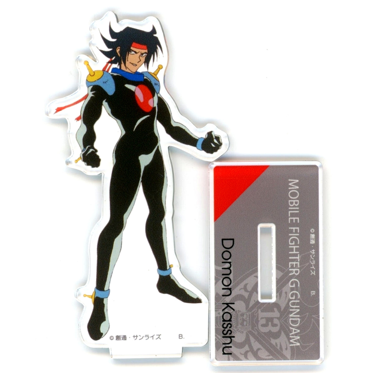 Domon Kasshu Fighting Suit Ver. Acrylic Stand Standard Size Mobile Fighter G Gundam [USED]