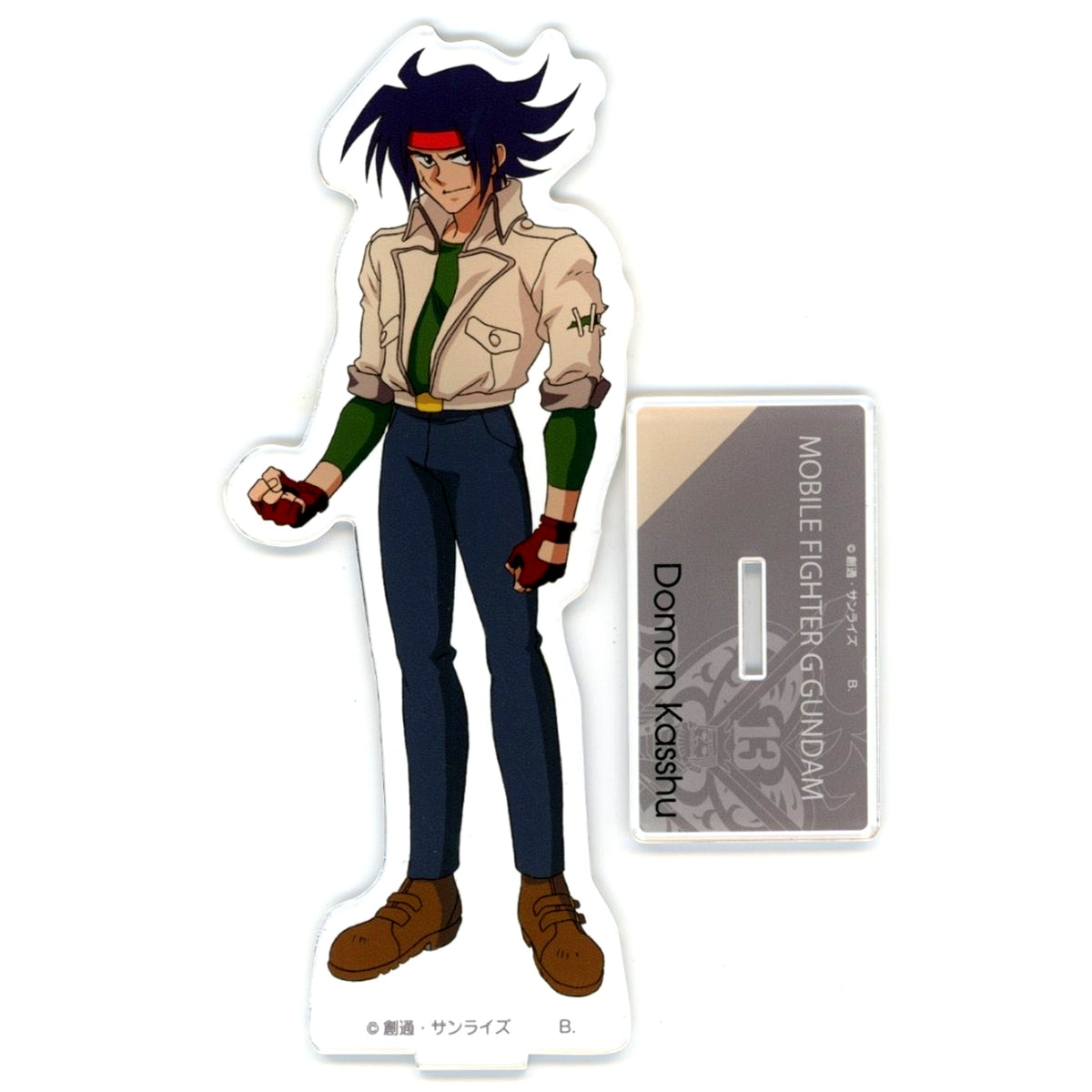 Domon Kasshu Big Acrylic Stand Mobile Fighter G Gundam [USED]
