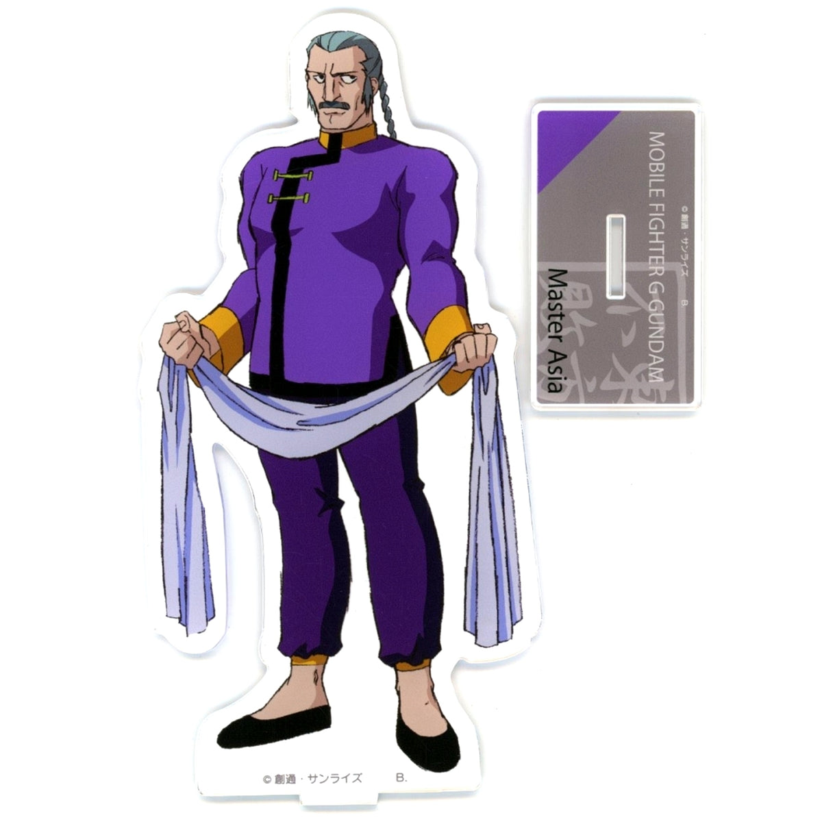 Master Asia Big Acrylic Stand Mobile Fighter G Gundam [USED]
