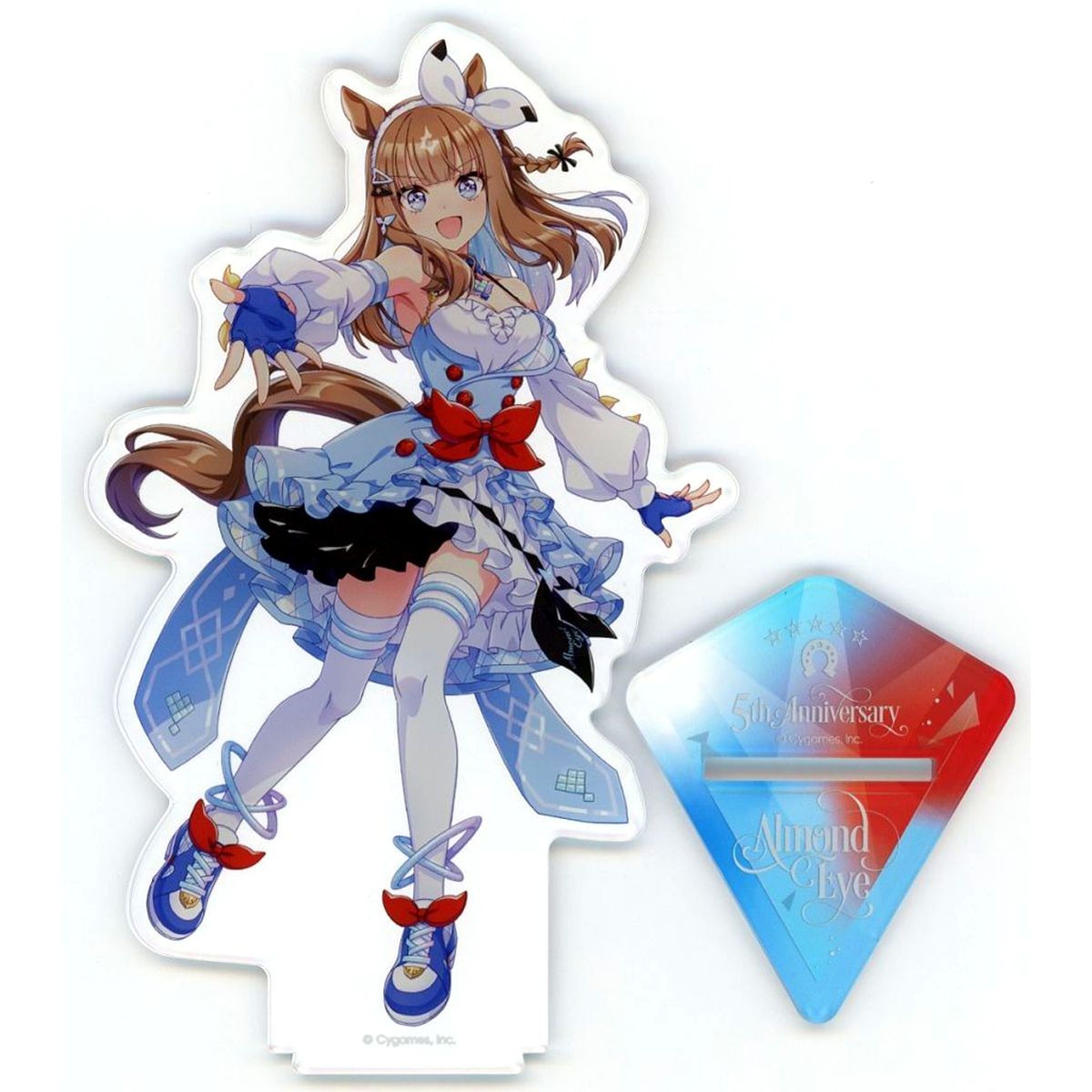 Almond Eye Umamusume: Pretty Derby Official Acrylic Stand 5th Anniversary Ver. [USED]