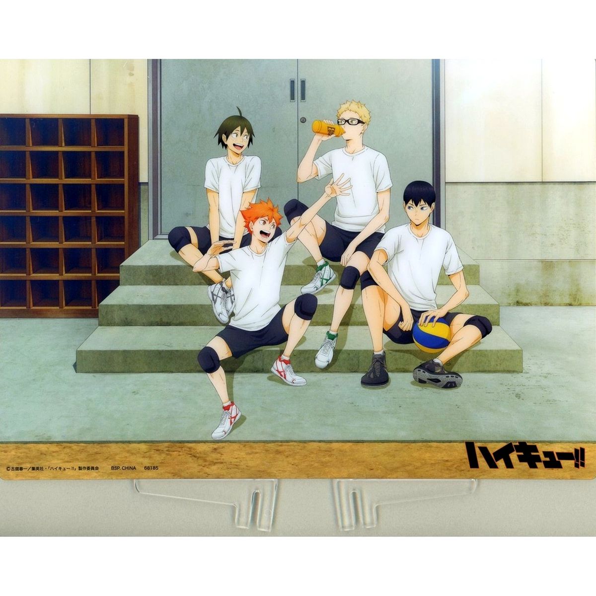 Group First Years 4 Members Haikyu!! Ichiban Kuji Karasuno Future Acrylic Board D Prize [USED]