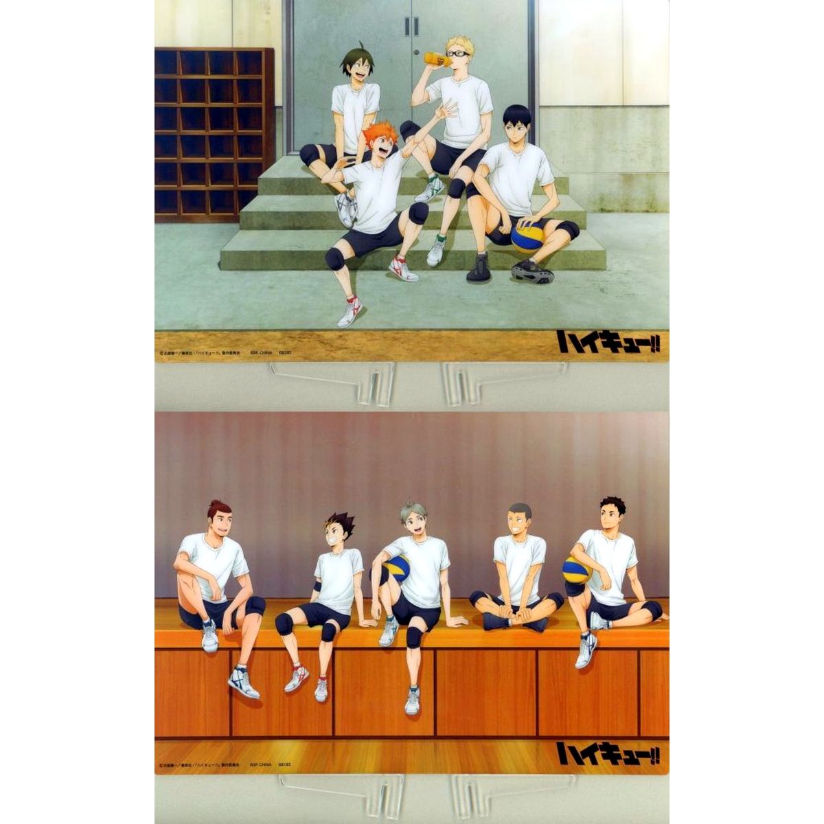Set of 2 Haikyu!! Ichiban Kuji Karasuno Future Acrylic Board D Prize [USED]