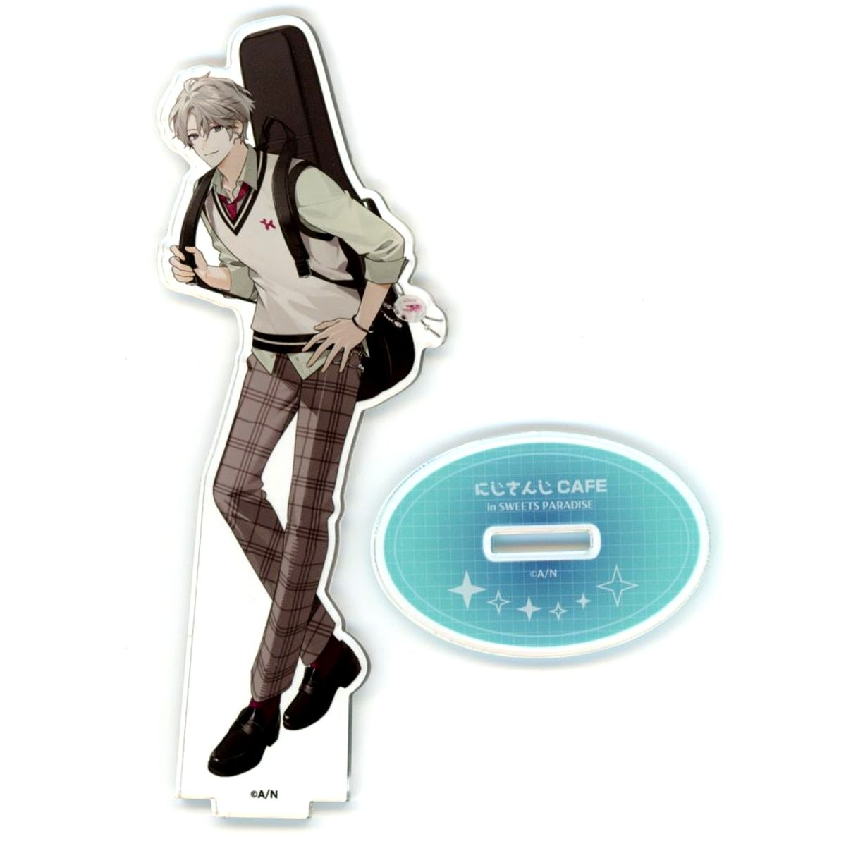 Kaida Haru Virtual YouTuber Nijisanji Life-Size Acrylic Stand Nijisanji CAFE in SWEETS PARADISE 15th Round [USED]
