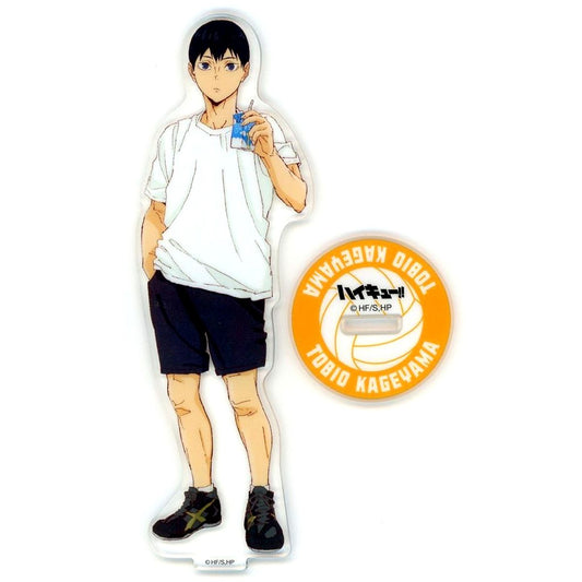 Tobio Kageyama High School Ver. Haikyu!! Lawson Everyone Grow Together Campaign Acrylic Stand [USED]
