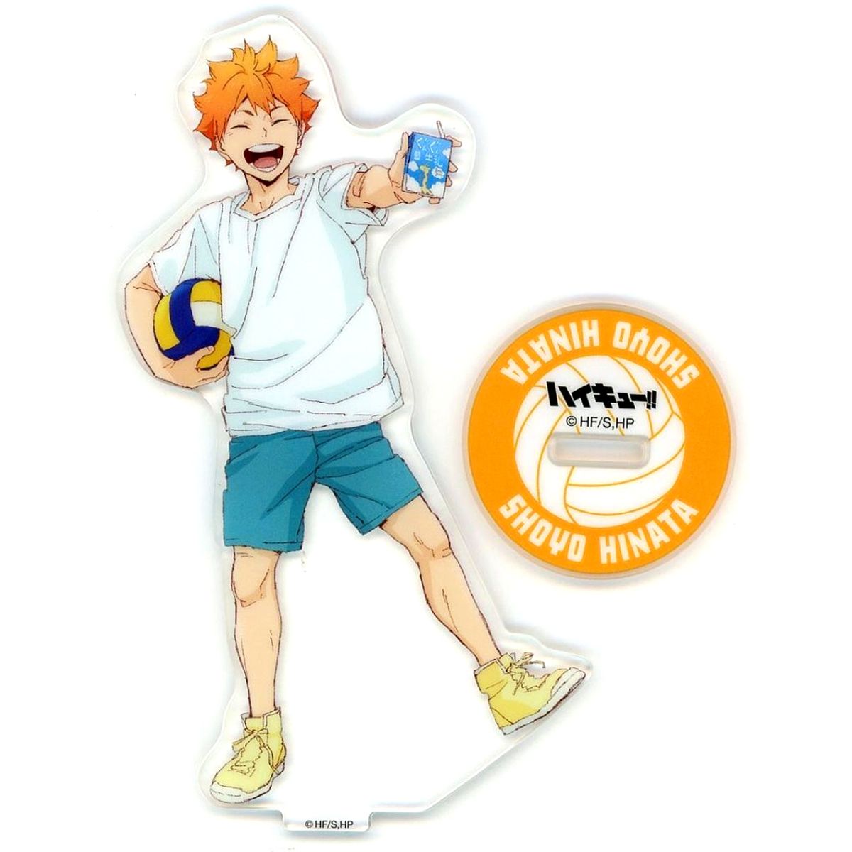 Shoyo Hinata Middle School Haikyu!! Lawson Minna de Gungun Campaign Acrylic Stand [USED]