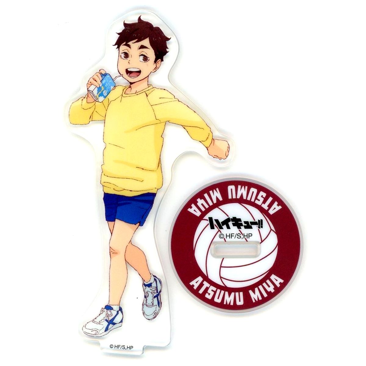 Atsumu Miya Elementary School Ver. Haikyu!! Lawson Everyone Grow Together Campaign Acrylic Stand [USED]