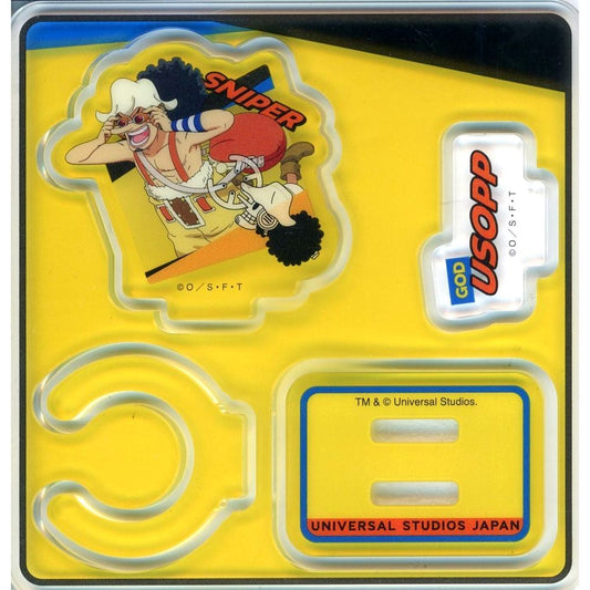 Usopp One Piece Premier Summer 2026 Universal Studios Japan 2026 Limited Acrylic Stand Collectible Cookie & Acrylic Stand Set [USED]