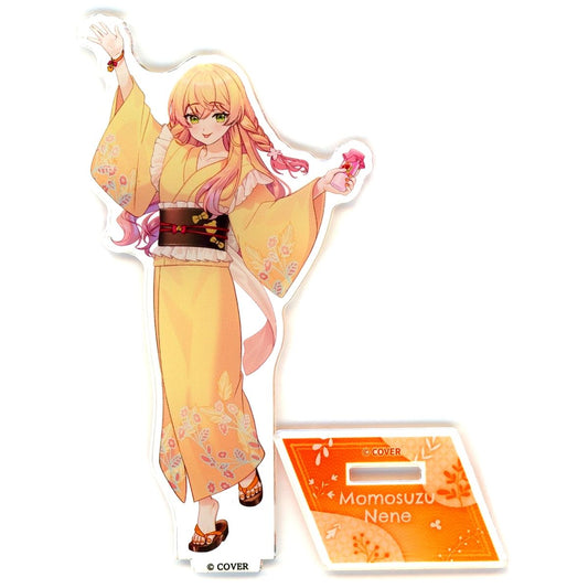Momosuzu Nene Virtual YouTuber Holo Live Life-Size Acrylic Stand Yukata Ver. Gokurakuyu / RAKU SPA Collab Vol. 9: Furo Life Healing Hot Spring Journey Hitomeguri [USED]