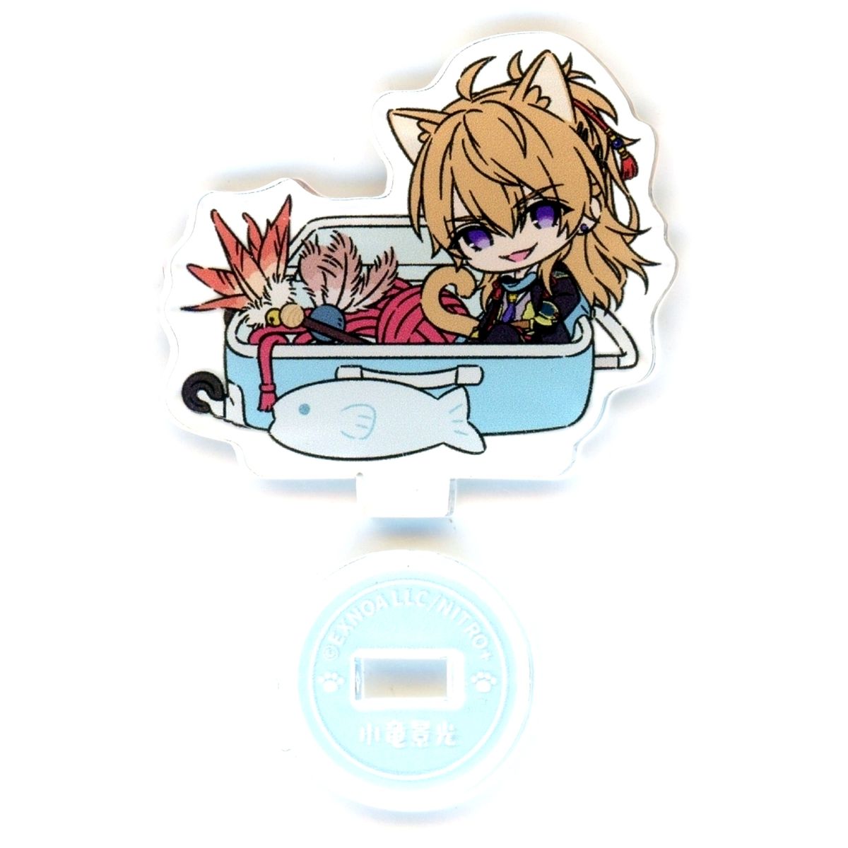 Koryuu Kagemitsu Touken Ranbu ONLINE Touneko Danshi x atre Akihabara Mini Acrylic Stand Collection Travel Ver. [USED]