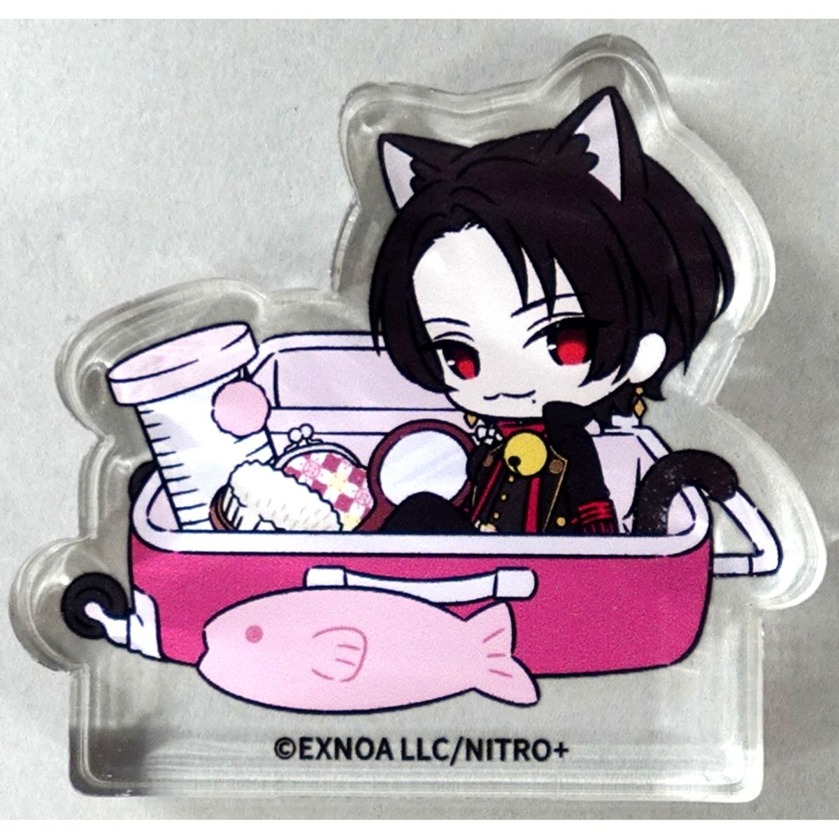 Kashuu Kiyomitsu Touken Ranbu ONLINE Touneko Danshi x Atre Akihabara Acrylic Block Collection Travel Ver. [USED]