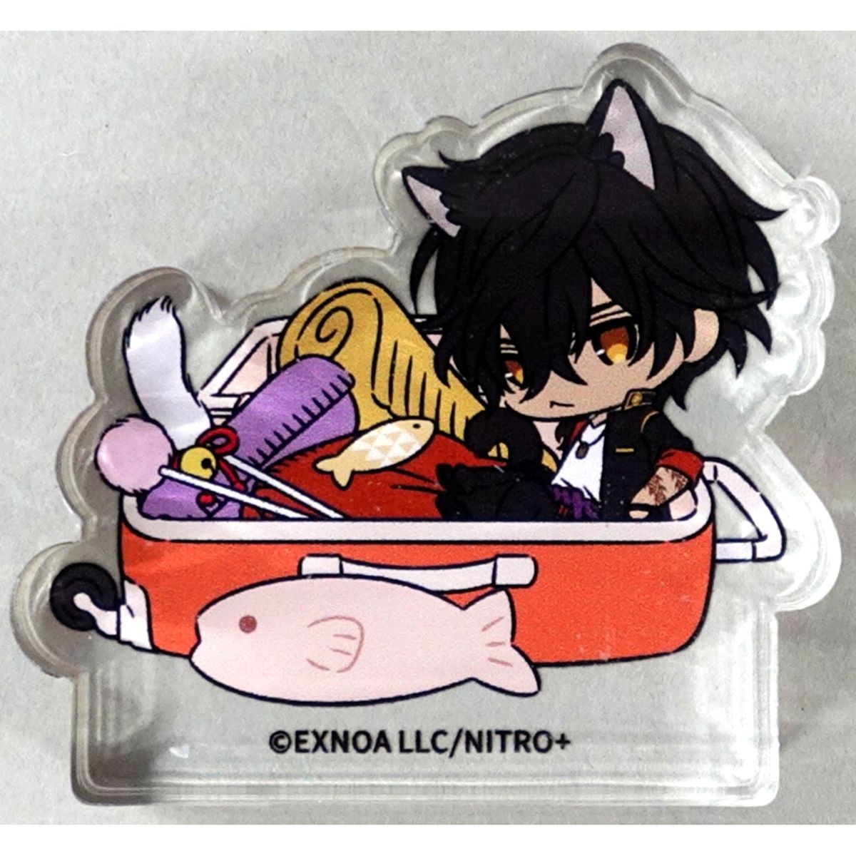 Ookurikara Touken Ranbu ONLINE Touneko Danshi x atre Akihabara Acrylic Block Collection Travel Ver. [USED]