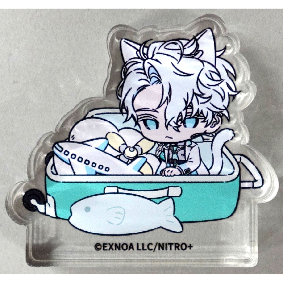 Unshou Touken Ranbu ONLINE Touneko Danshi x atre Akihabara Acrylic Block Collection Travel Ver. [USED]