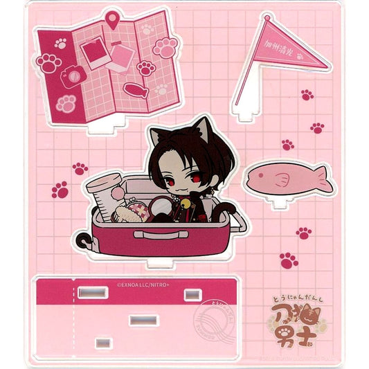 Kashuu Kiyomitsu No.3 Touken Ranbu ONLINE Touneko Danshi x atre Akihabara Acrylic Character Stand Travel Ver. [USED]