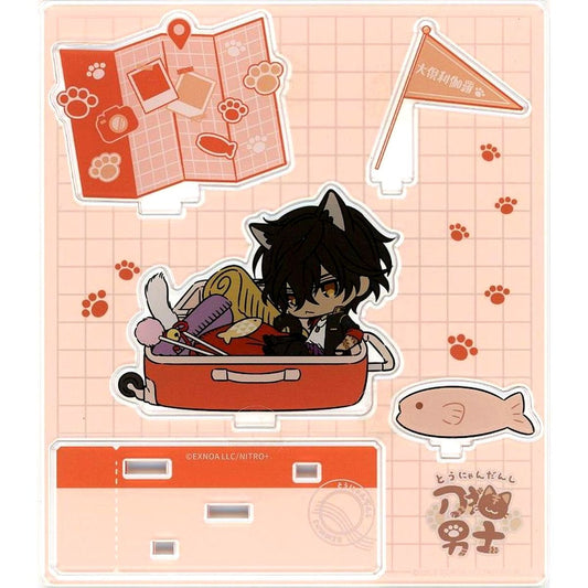 Ookurikara No.4 Touken Ranbu ONLINE Touneko Danshi x atre Akihabara Acrylic Character Stand Travel Ver. [USED]