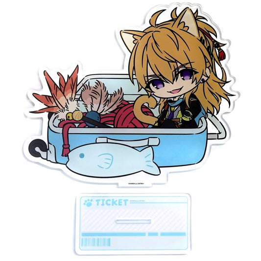 Koryuu Kagemitsu No.2 Touken Ranbu ONLINE Touneko Danshi x atre Akihabara Big Acrylic Character Stand Travel Ver. [USED]