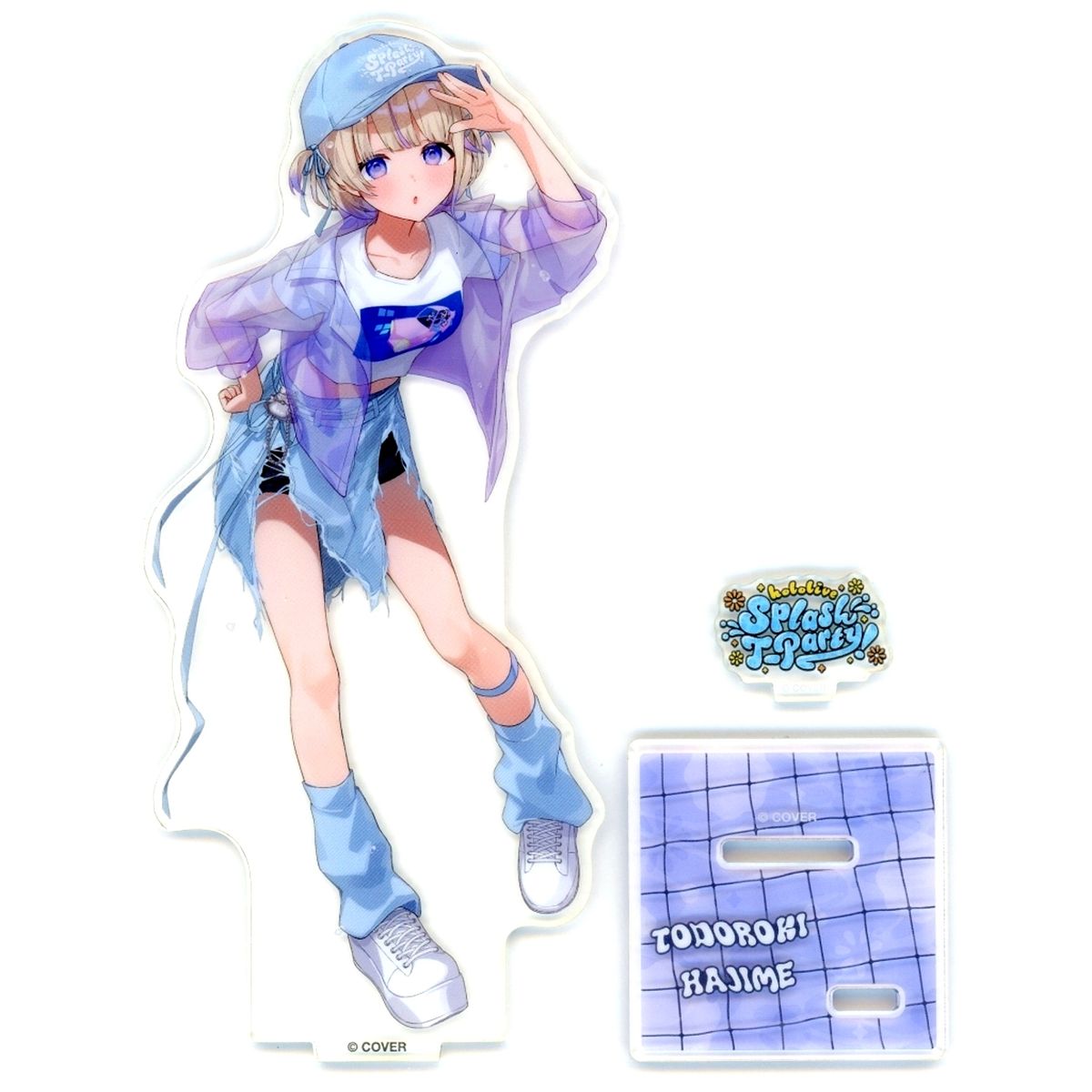 Todoroki Hajime Virtual YouTuber Holo Live Acrylic Stand Splash T-Party! [USED]