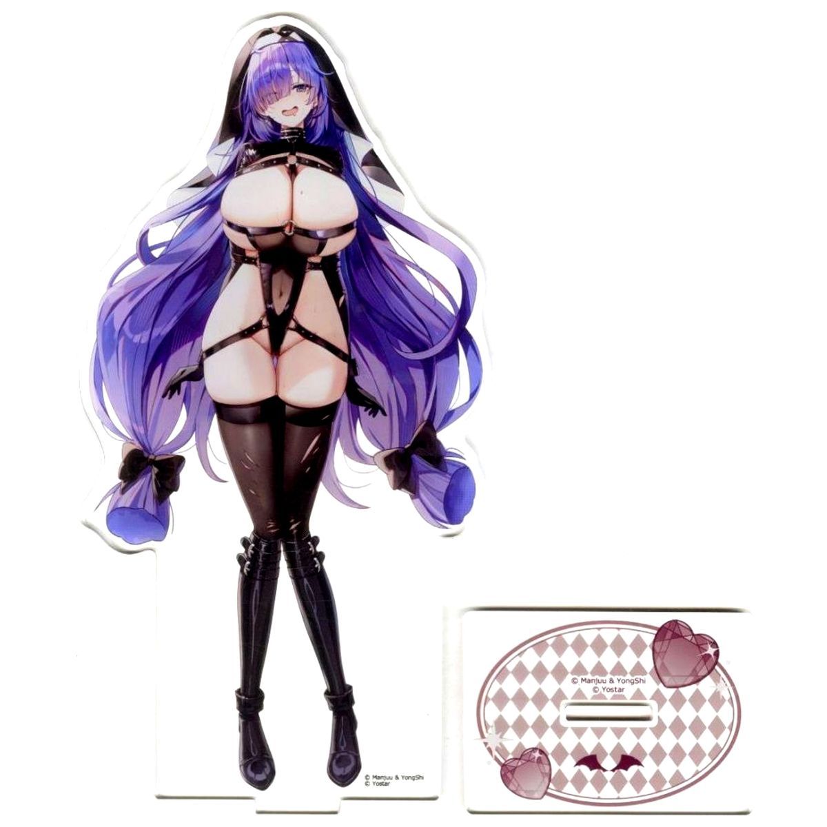 Mogador Azur Lane Succubus Sister Exclusive Illustration Jumbo Acrylic Stand [USED]