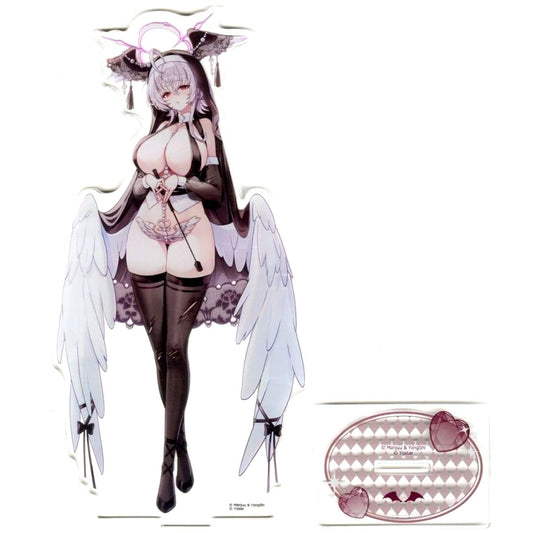 Pearl Azur Lane Succubus Sister Exclusive Illustration Jumbo Acrylic Stand [USED]