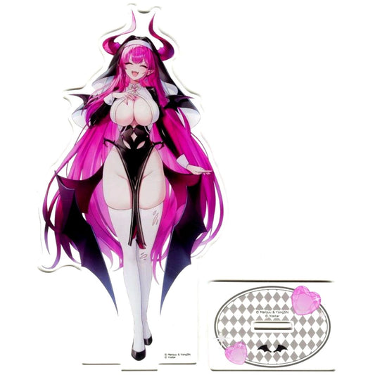 Mecklenburg Azur Lane Succubus Sister Comiket 108 Limited Expression Ver. Exclusive Illustration Jumbo Acrylic Stand [USED]