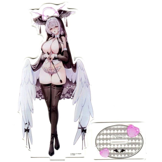Pearl Azur Lane Succubus Sister Comiket 108 Limited Expression Ver. Exclusive Illustration Jumbo Acrylic Stand [USED]
