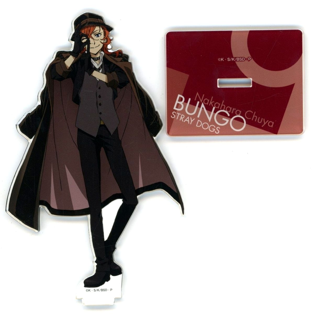 Chuya Nakahara Acrylic Stand 9th Anniversary Ver. Bungo Stray Dogs 9th Anniversary Only Shop [USED]