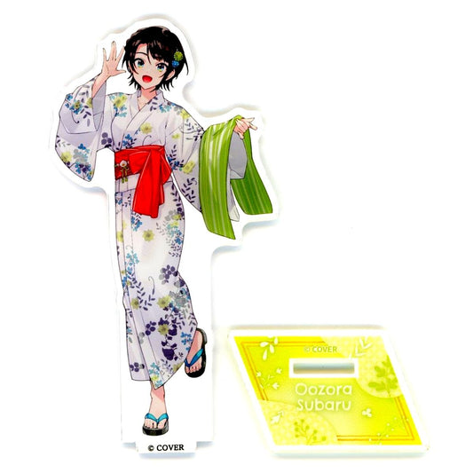 Oozora Subaru Virtual YouTuber Holo Live Life-Size Acrylic Stand Yukata Ver. Gokurakuyu / RAKU SPA Collab Vol. 9: Furo Life Healing Hot Spring Journey Futameguri [USED]